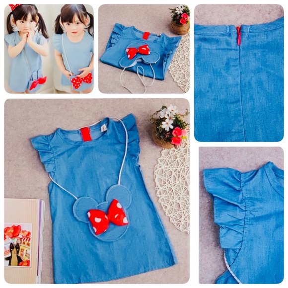 little girl denim dress